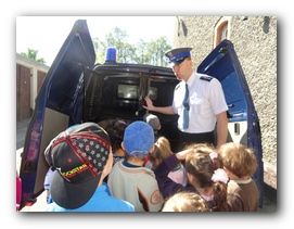 Wizyta na komendzie policji w Krapkowicach
