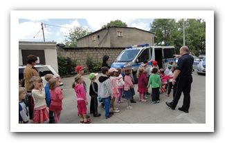 Wizyta w Komendzie Powiatowej Policji w Krapkowicach
